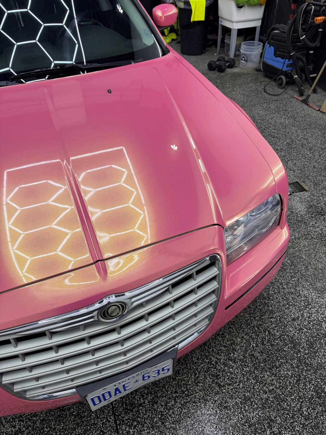Ravoony Plus PET Gloss Diamond Gold Pink Vinyl Wrap review 3