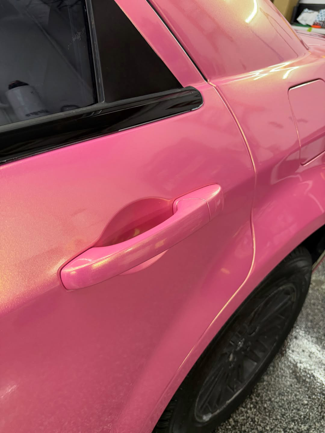 Ravoony Plus PET Gloss Diamond Gold Pink Vinyl Wrap review 7