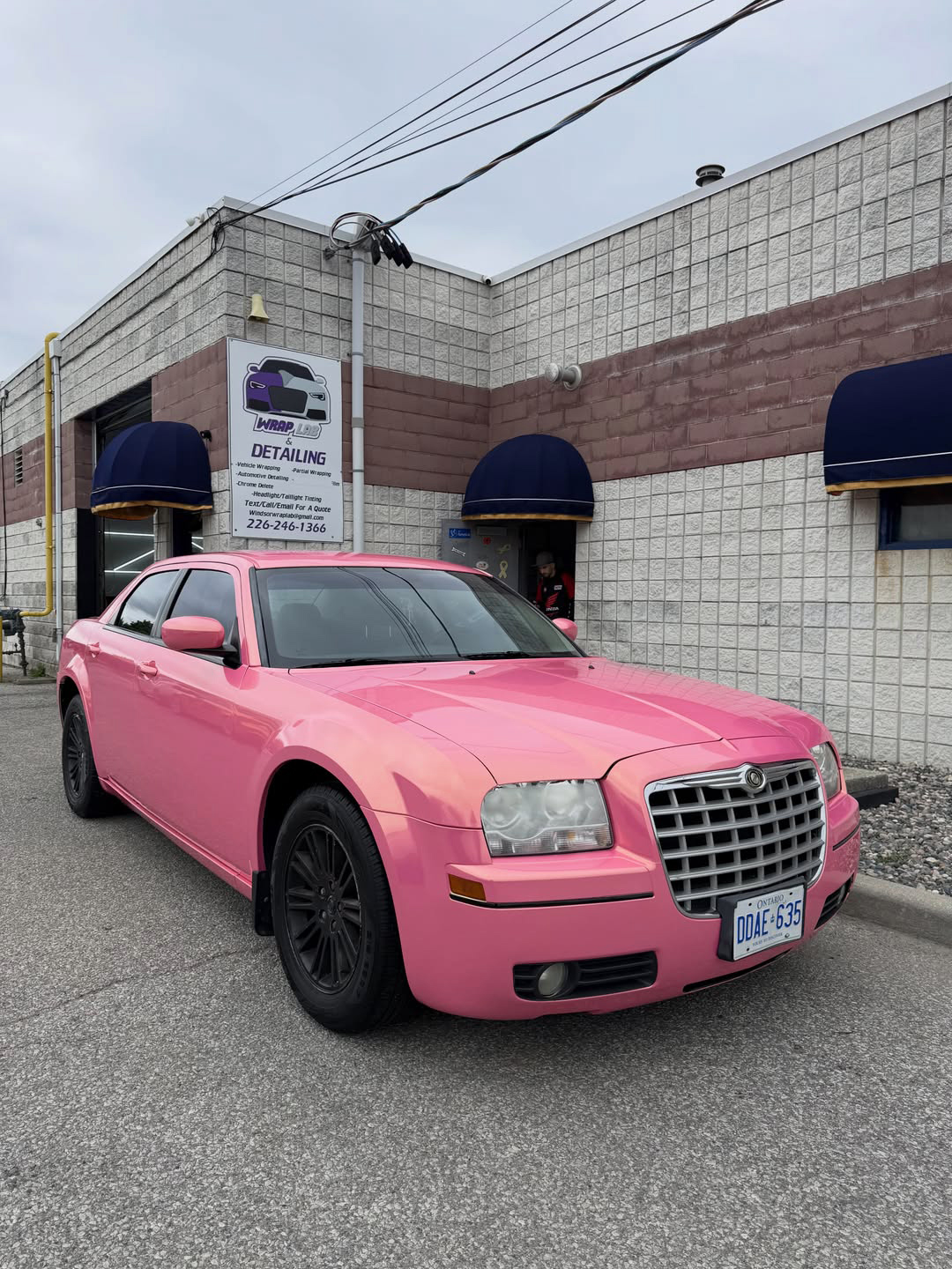 Ravoony Plus PET Gloss Diamond Gold Pink Vinyl Wrap review 4