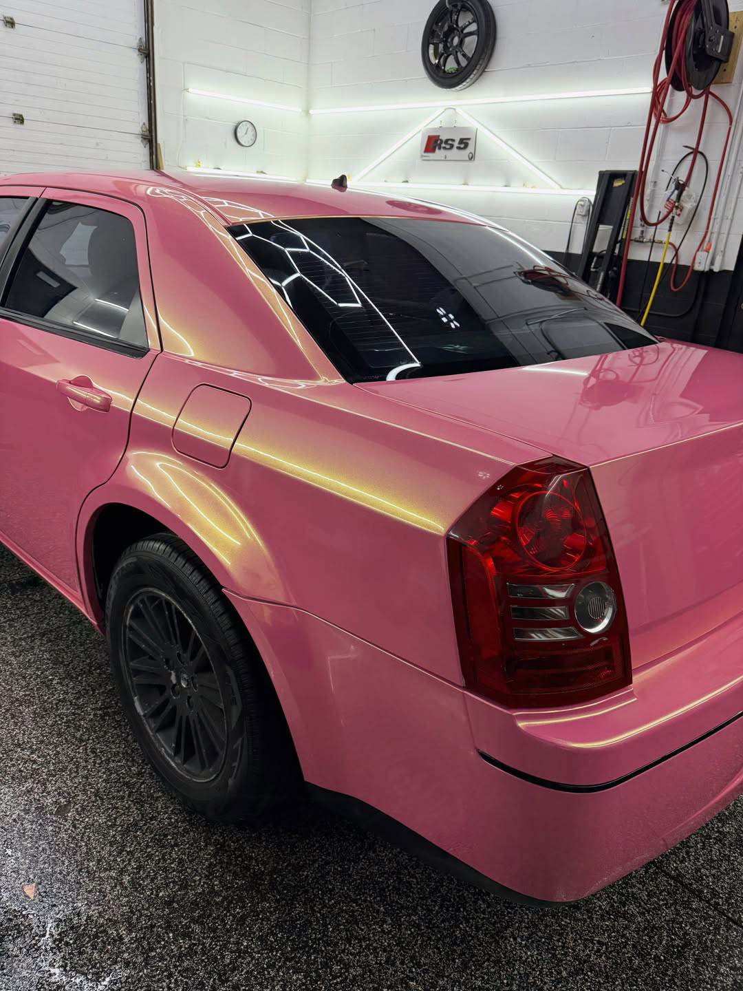 Ravoony Plus PET Gloss Diamond Gold Pink Vinyl Wrap review 6