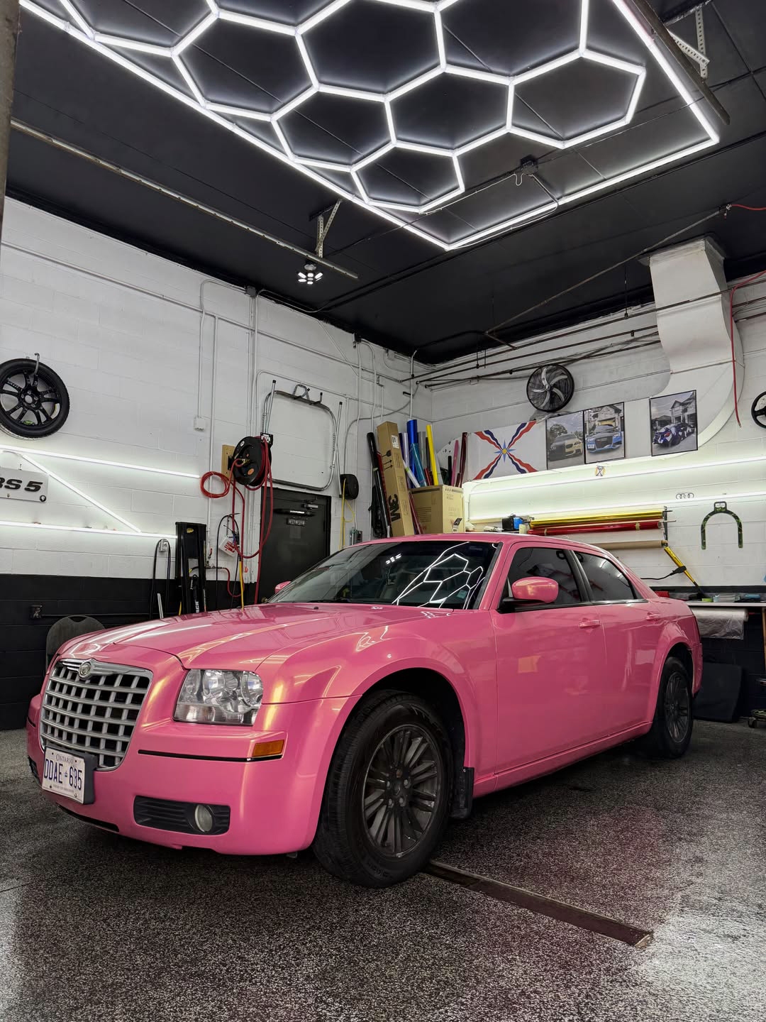 Ravoony Plus PET Gloss Diamond Gold Pink Vinyl Wrap review 1