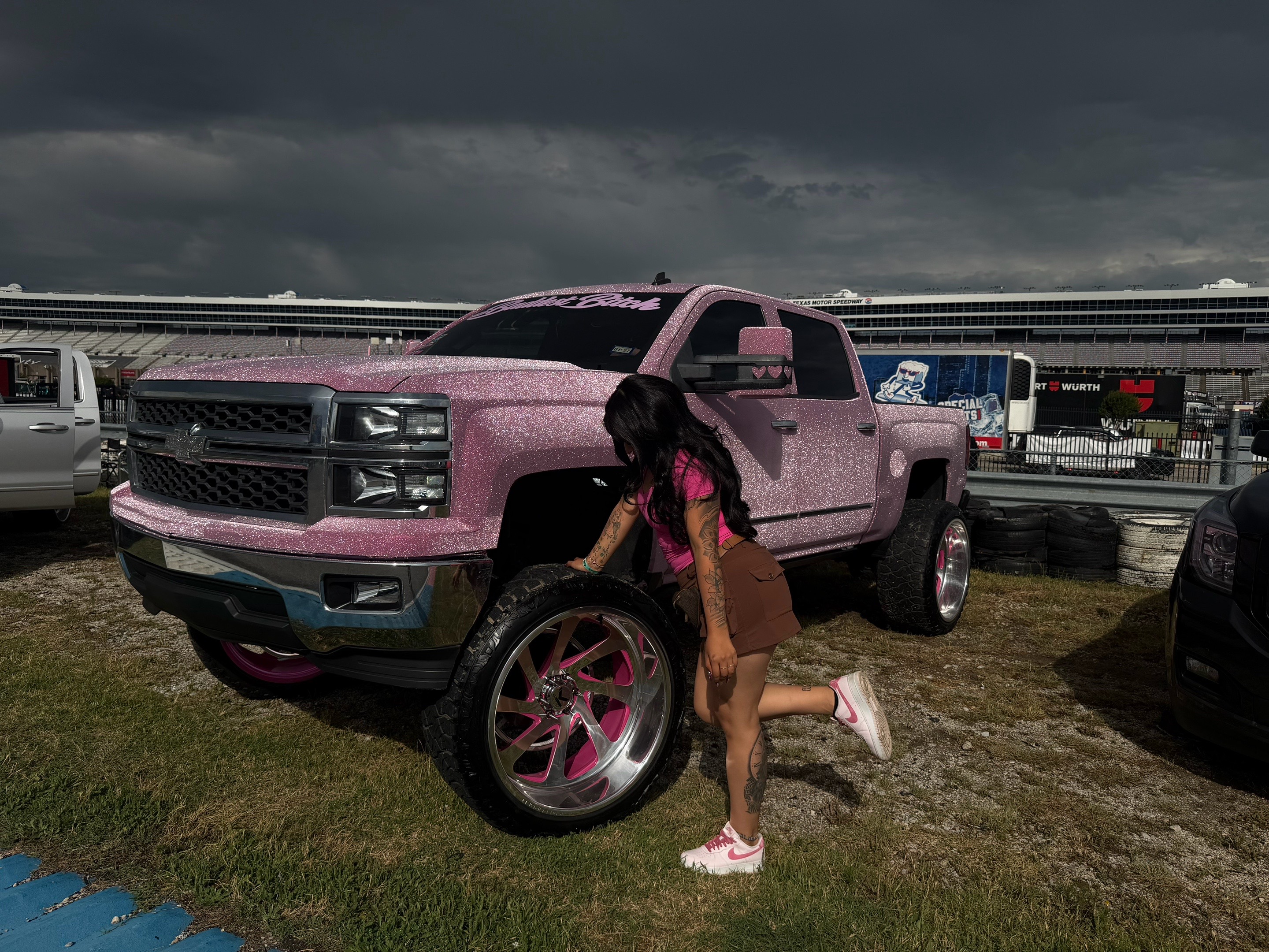 Ravoony Plus PET Super Glitter Pink Car Vinyl Wrap review bonitamuaa_