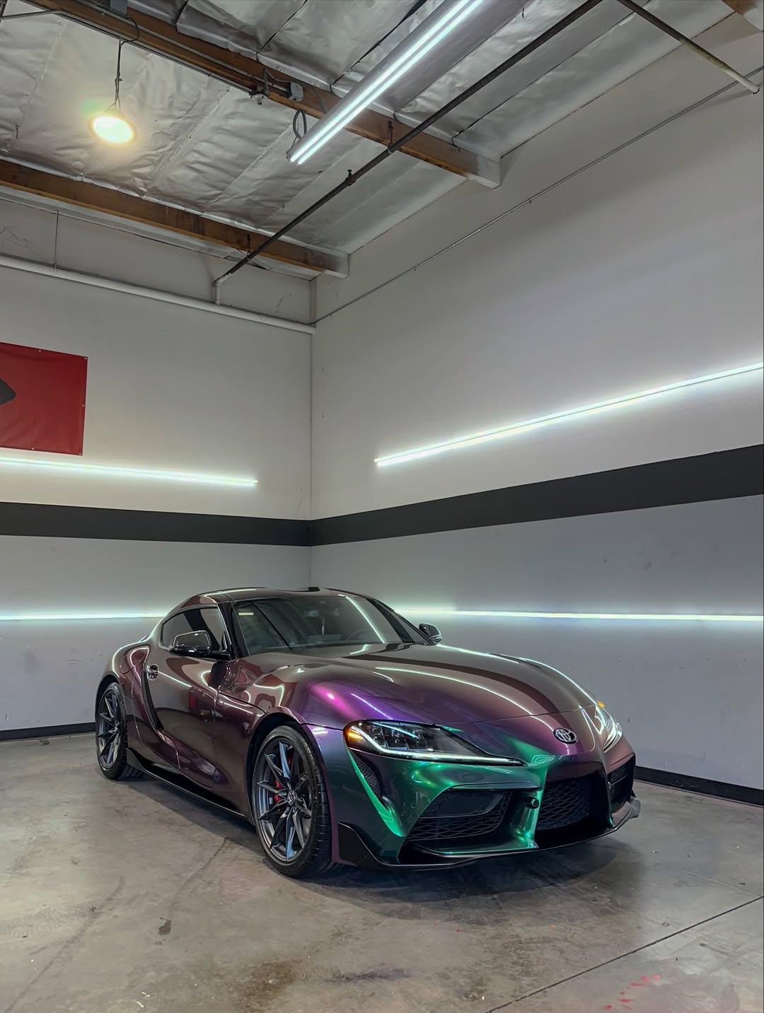Ravoony Plus PET Glossy Metallic Green Galaxy Car Vinyl Wrap review 1