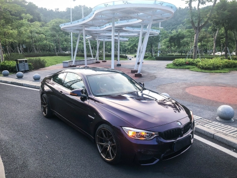 Gloss Midnight Purple Car Vinyl Wrap