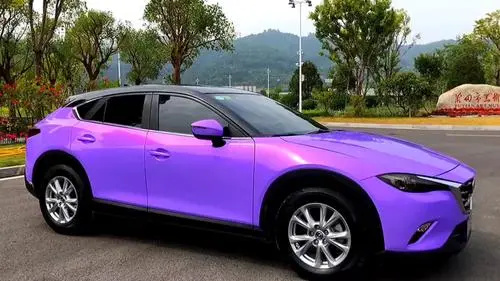Lamborghini Fluorescent Purple Car Vinyl Wrap