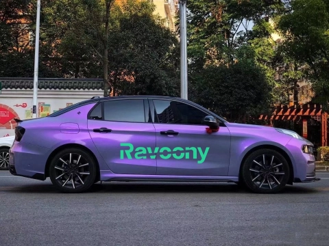 Ravoony Purple Car Wrap Recommended