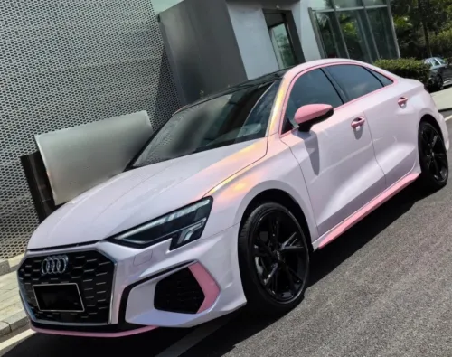 Can You Wrap A Light Pink Car