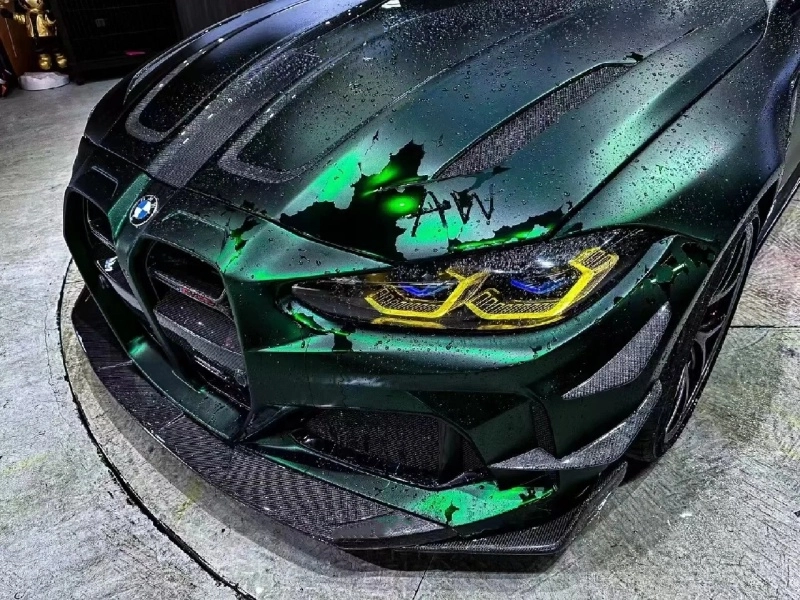Is A Venom Green Car Wrap High Maintenance?