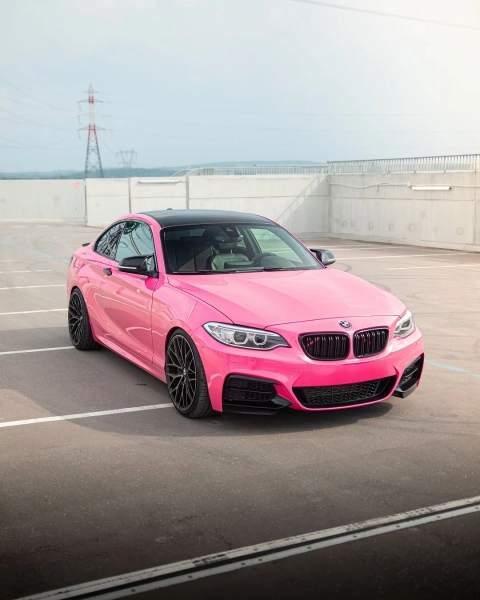 A Detailed Comparison of Popular Pink Car Wrap Finishes