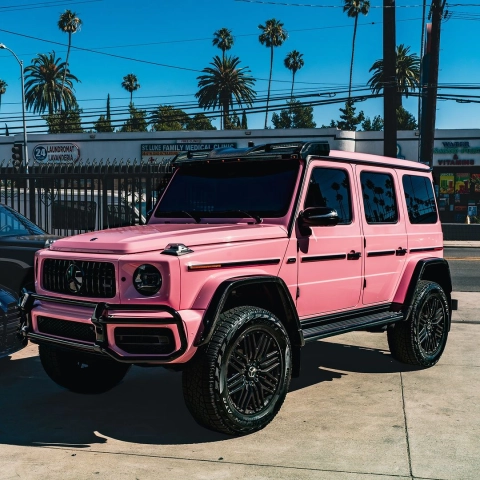 The legality of custom car wraps, including pink car wrap and midnight purple wrap