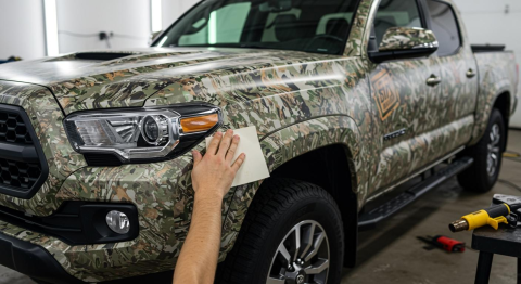 DIY Tacoma Camo Wrap Application Tips