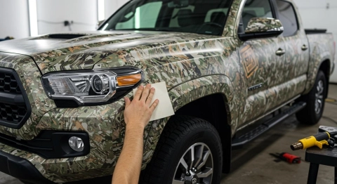 DIY Tacoma Camo Wrap Application Tips