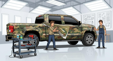 Camo Wraps for Trucks： A Complete Guide