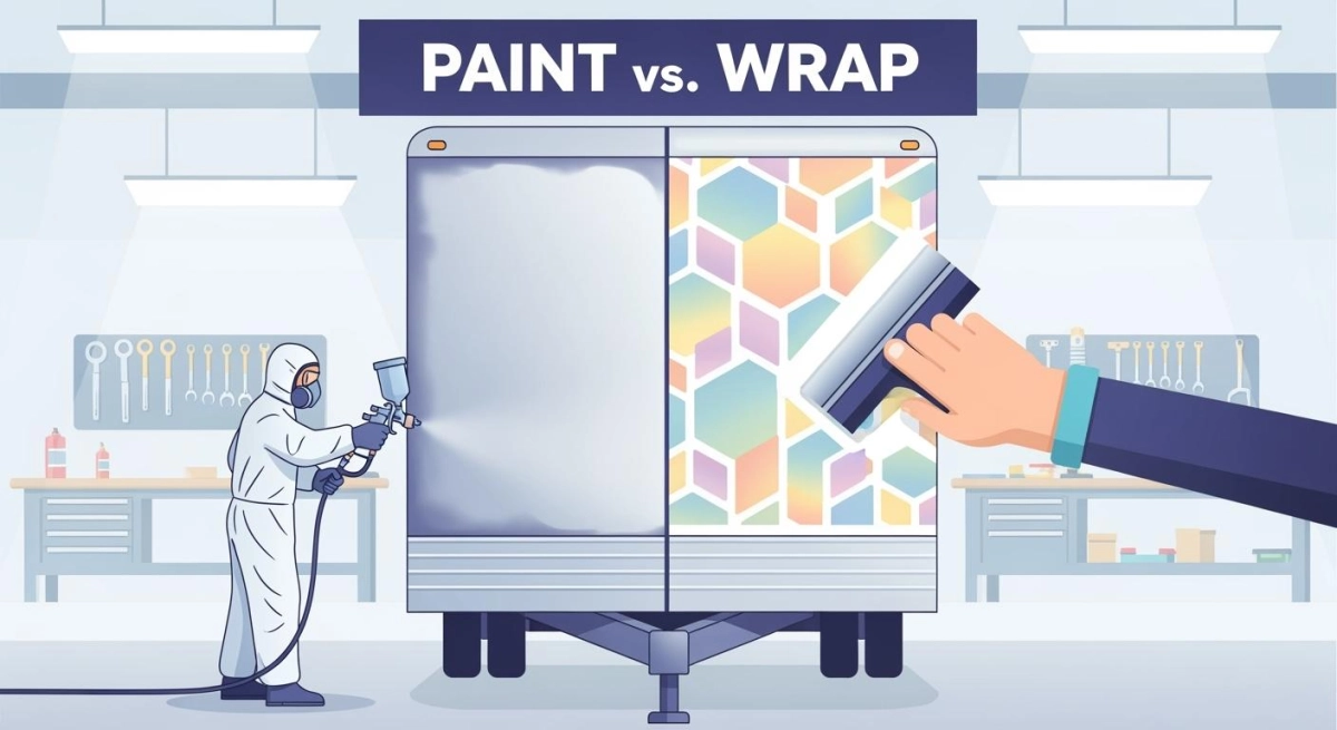 Wrap vs Paint Which is Best for Your Trailer?