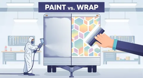 Wrap vs Paint Which is Best for Your Trailer?