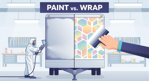Wrap vs Paint Which is Best for Your Trailer?