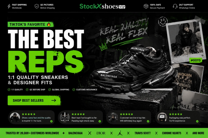 Best 1:1 quality reps sneakers and designer fits at StockxShoesVIP