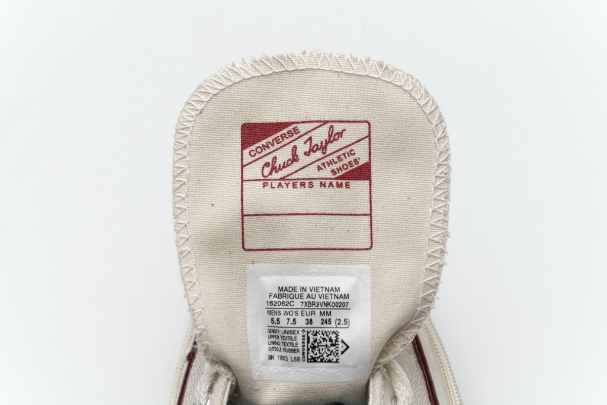        Converse Chuck 70 OX Parchment Garnet Egret