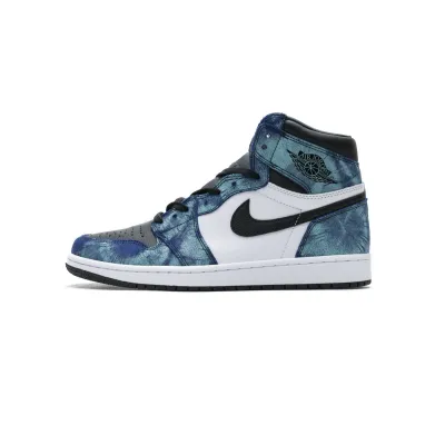  Pkgod  Air Jordan 1  Retro High Tie-Dye 01