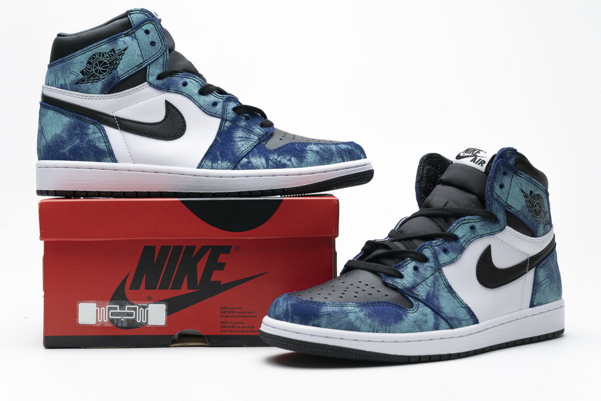  Pkgod  Air Jordan 1  Retro High Tie-Dye