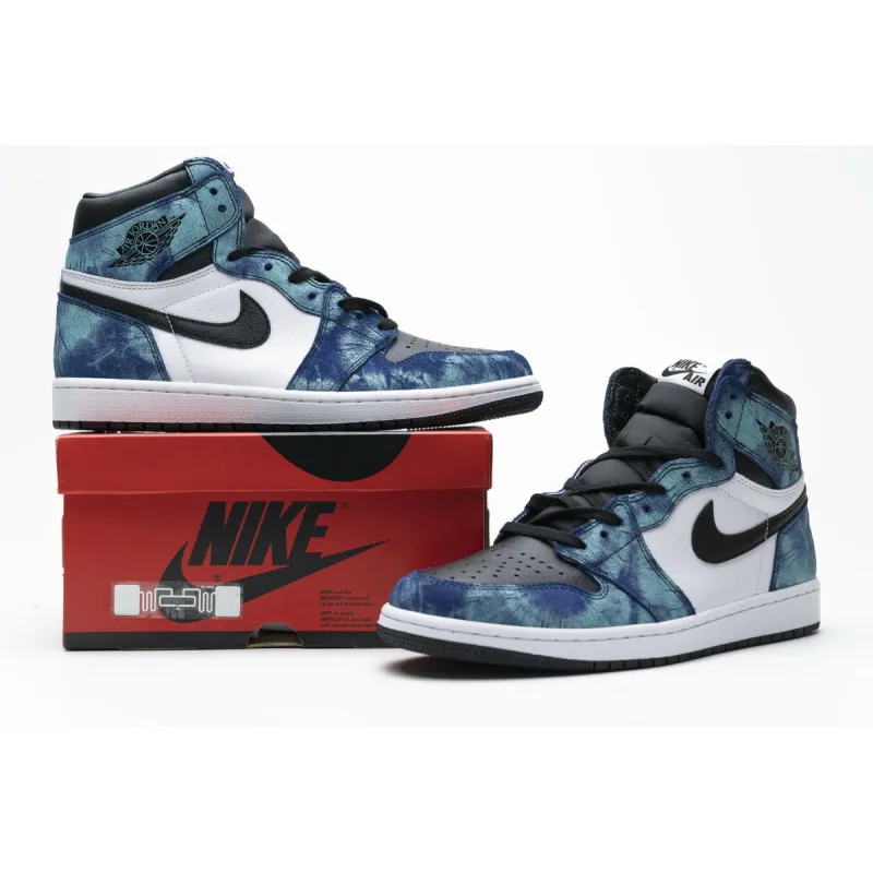  Pkgod  Air Jordan 1  Retro High Tie-Dye