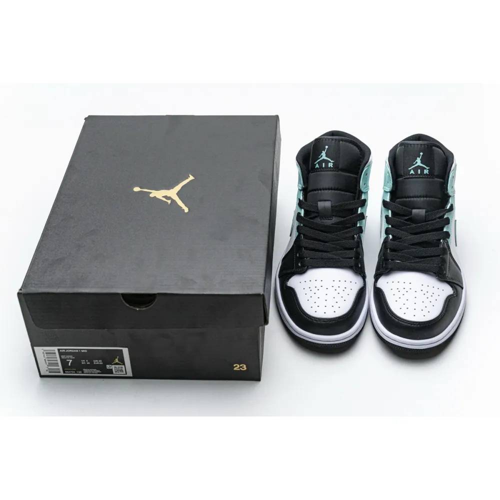  Pkgod  Air Jordan 1 Mid “Island Green”