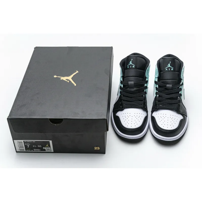  Pkgod  Air Jordan 1 Mid “Island Green”