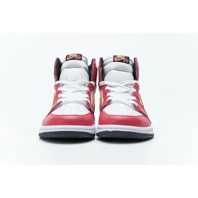  Pkgod  Air Jordan 1 Retro High OG Light Fusion Red​