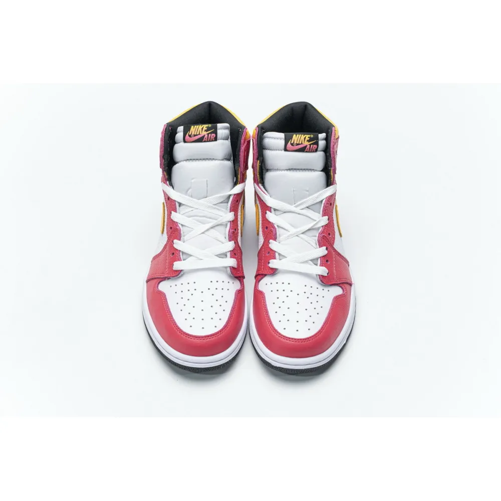  Pkgod  Air Jordan 1 Retro High OG Light Fusion Red​
