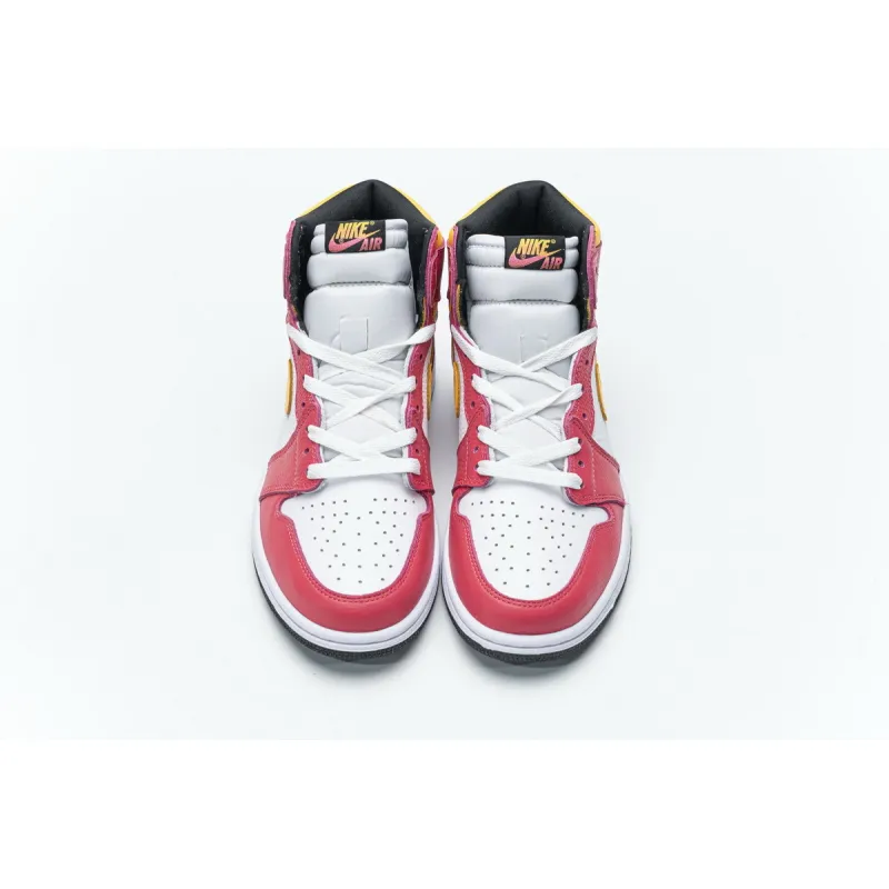  Pkgod  Air Jordan 1 Retro High OG Light Fusion Red​