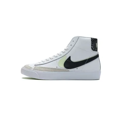  Pkgod  Nike Blazer Mid 77 SE GS Double Swoosh White Vapor Green 01