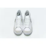  Pkgod  Nike Blazer Mid 77 SE GS Double Swoosh White Vapor Green