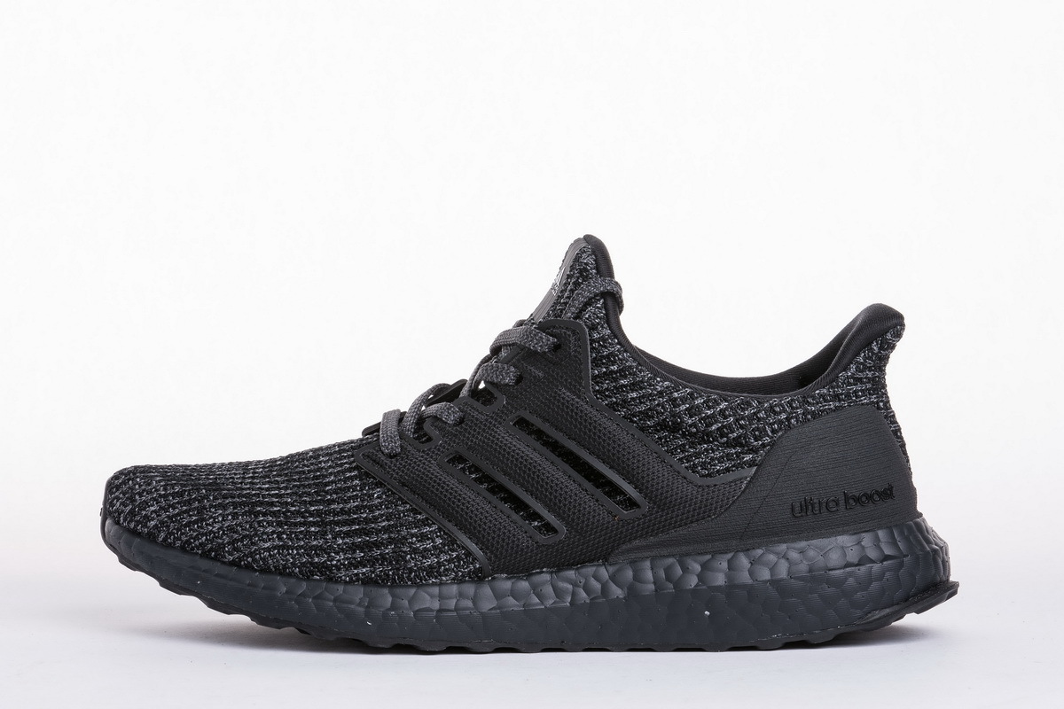      Adidas Ultra Boost 4.0 “Triple Black” Real Boost 