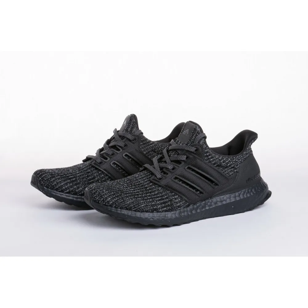  Pkgod Adidas Ultra Boost 4.0 “Triple Black” Real Boost 