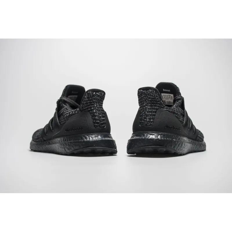  Pkgod Adidas Ultra Boost 4.0 “Triple Black” Real Boost 