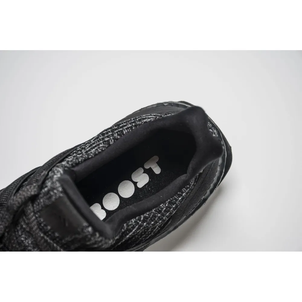  Pkgod Adidas Ultra Boost 4.0 “Triple Black” Real Boost 