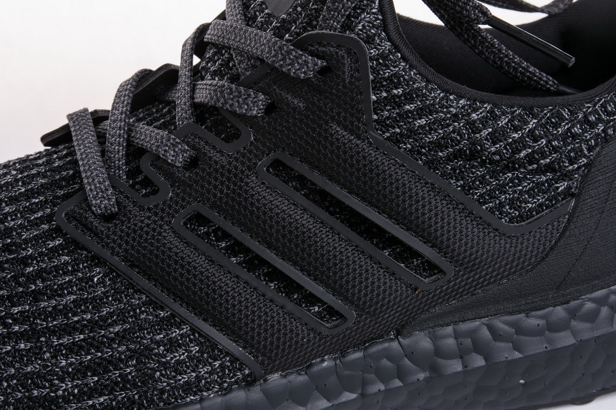      Adidas Ultra Boost 4.0 “Triple Black” Real Boost 