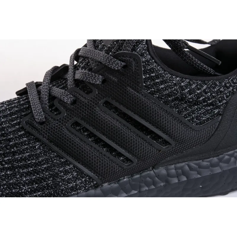  Pkgod Adidas Ultra Boost 4.0 “Triple Black” Real Boost 