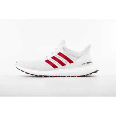  Pkgod adidas Ultra Boost 4.0 Cloud White Active Red 01