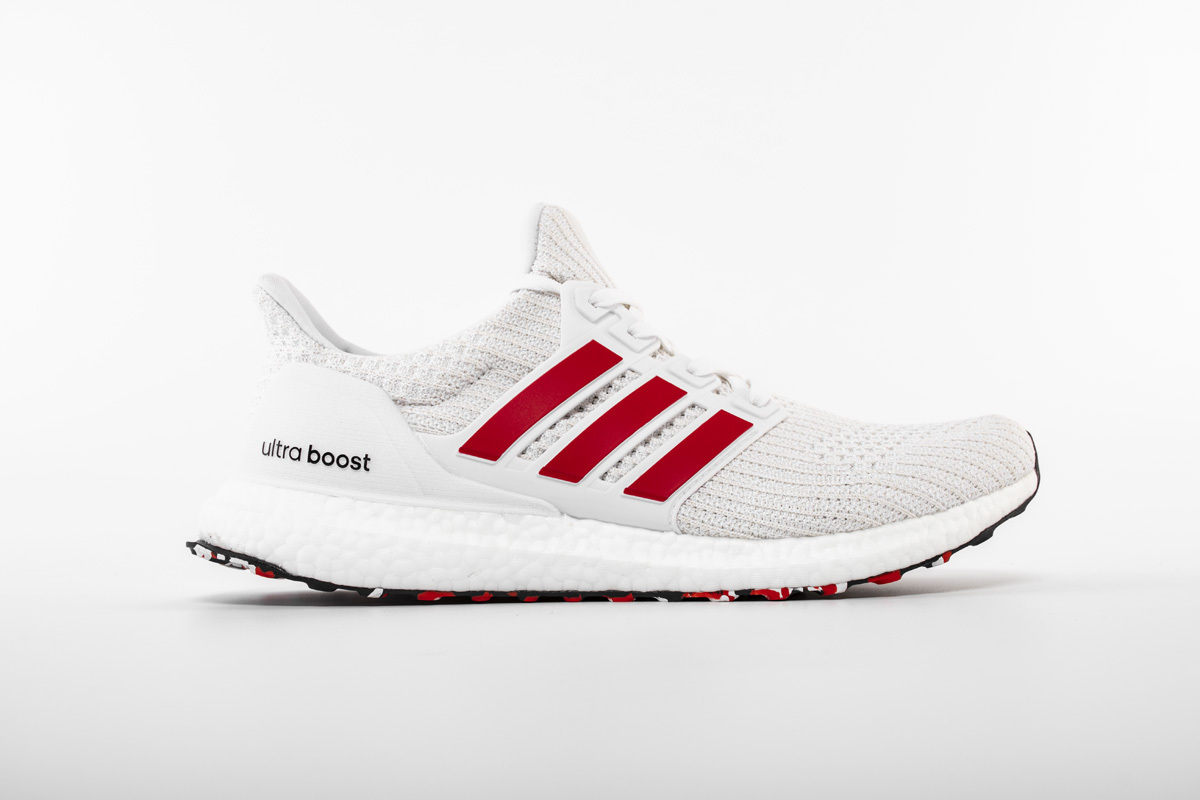      adidas Ultra Boost 4.0 Cloud White Active Red