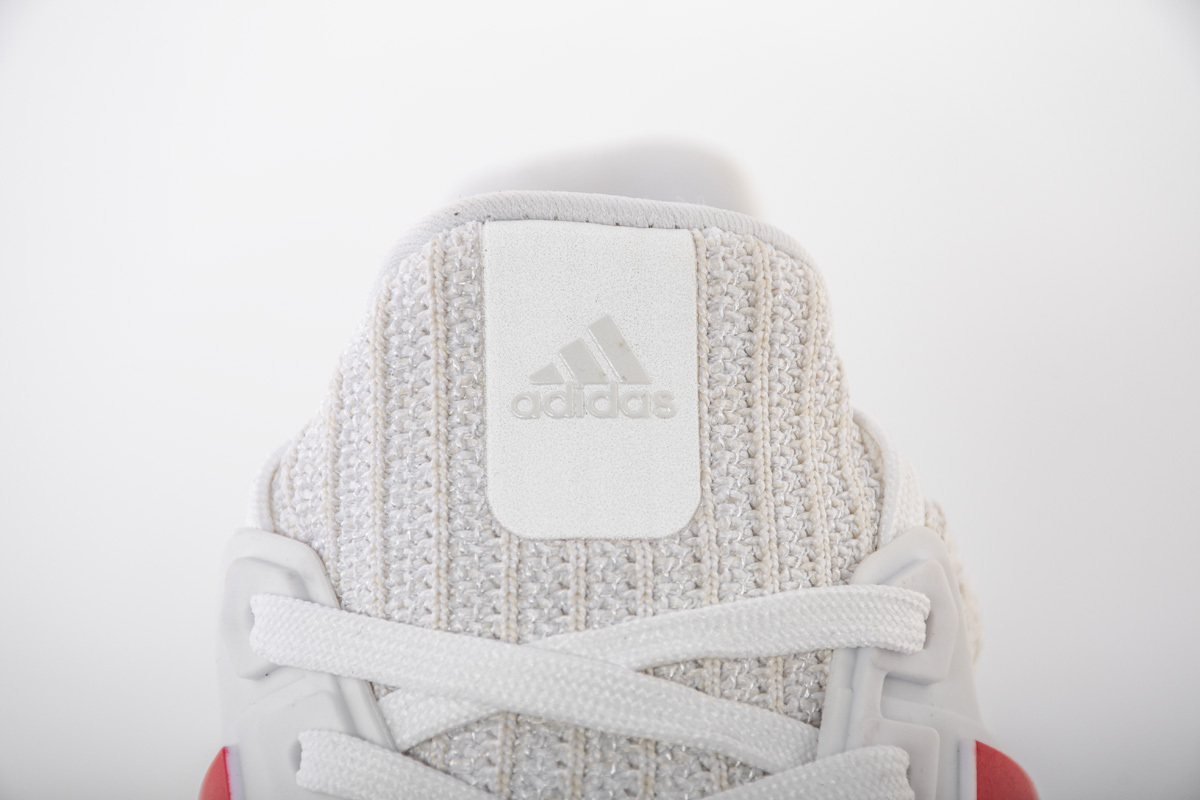      adidas Ultra Boost 4.0 Cloud White Active Red