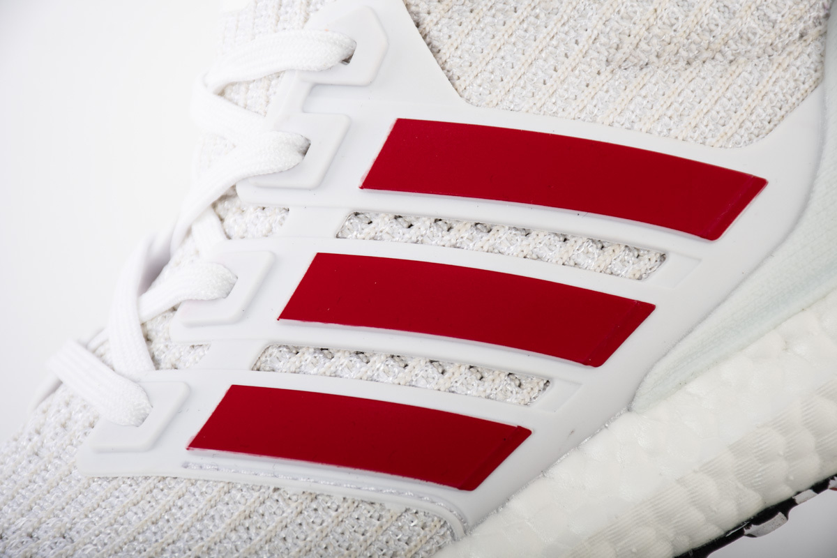      adidas Ultra Boost 4.0 Cloud White Active Red
