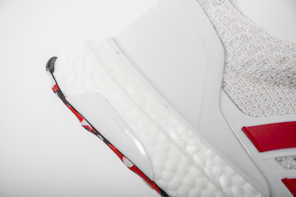      adidas Ultra Boost 4.0 Cloud White Active Red