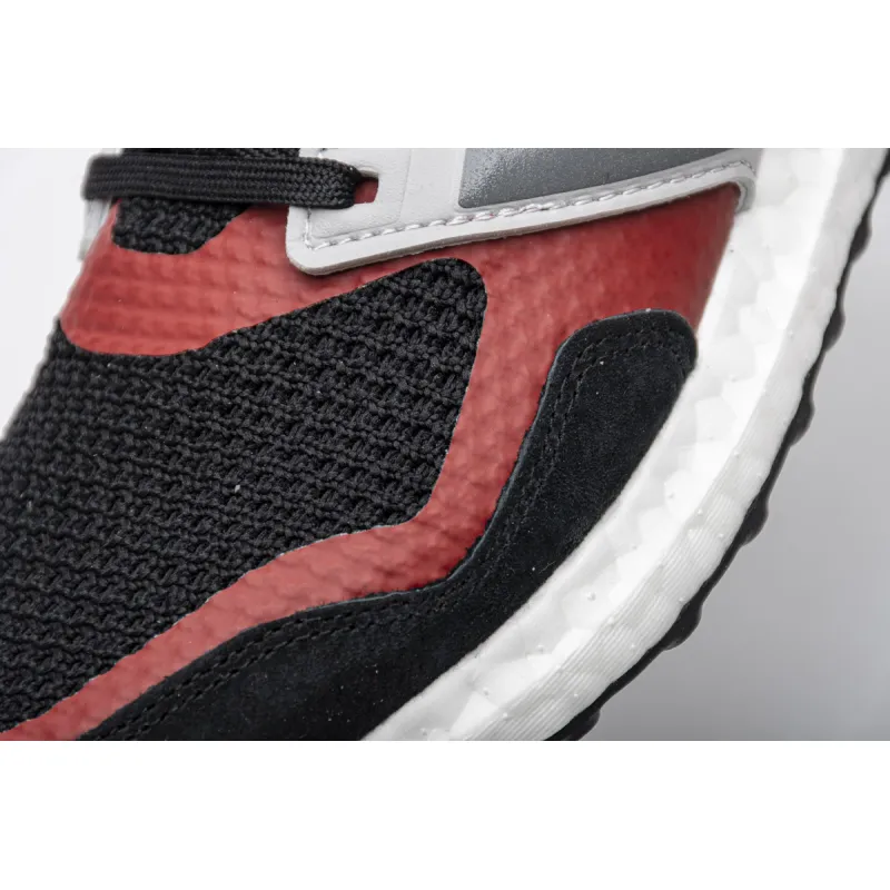  Pkgod adidas Ultra Boost S&L Black Grey Power Red