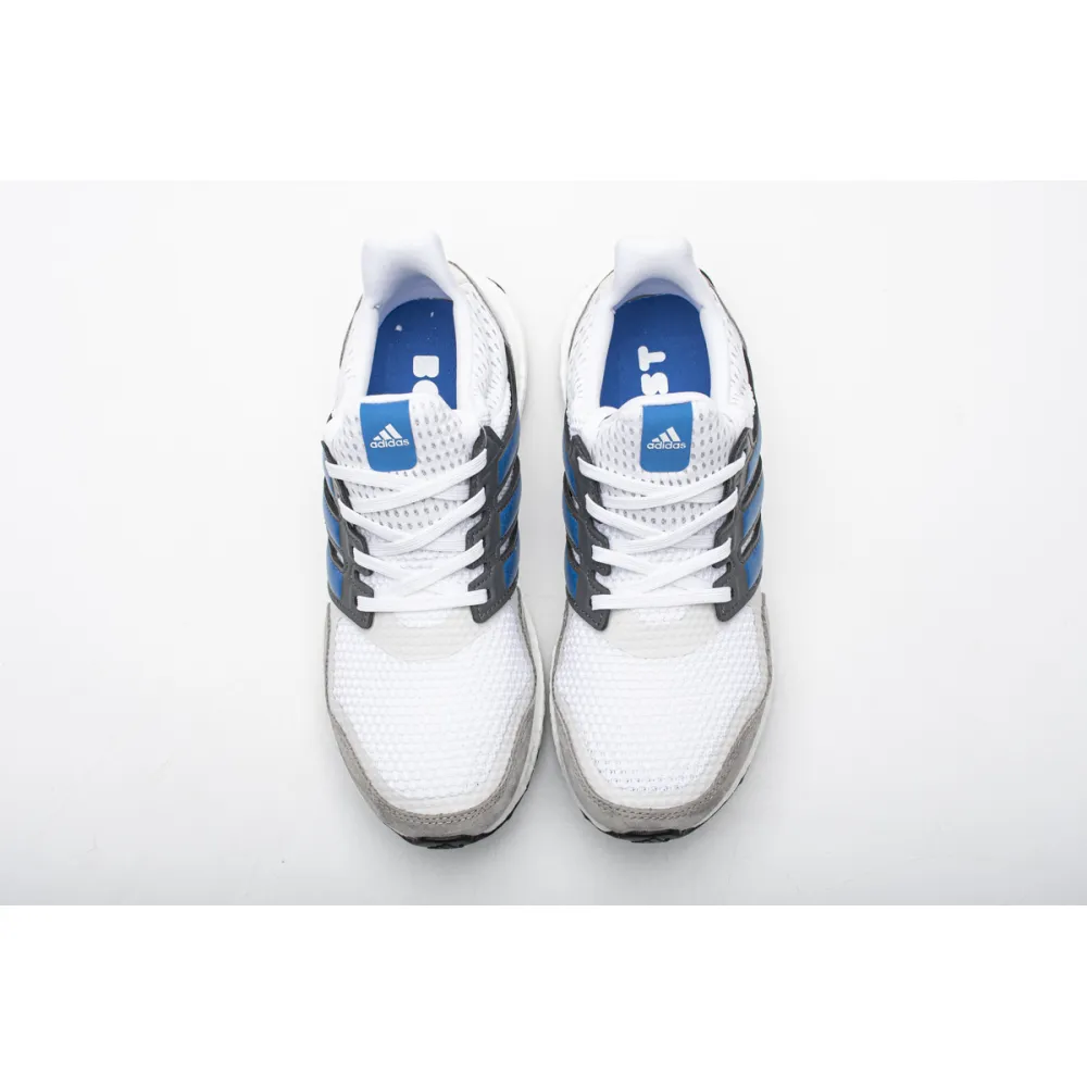  Pkgod adidas Ultra Boost S&L White True Blue Grey