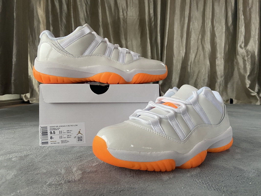     Pkgod Air Jordan 11 Retro Low Bright Citrus (W)