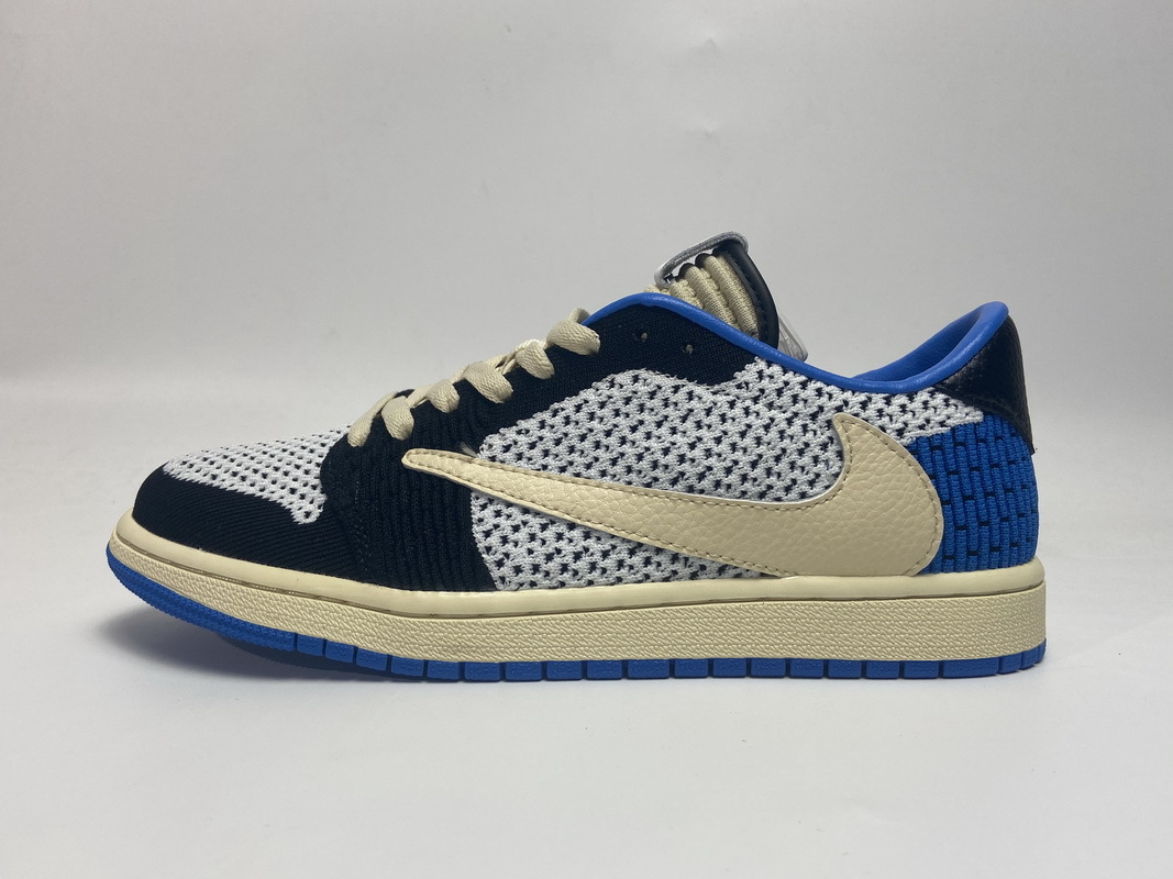  Pkgod Air Jordan 1 Low Flyknit Fragment Design xTravis Scott