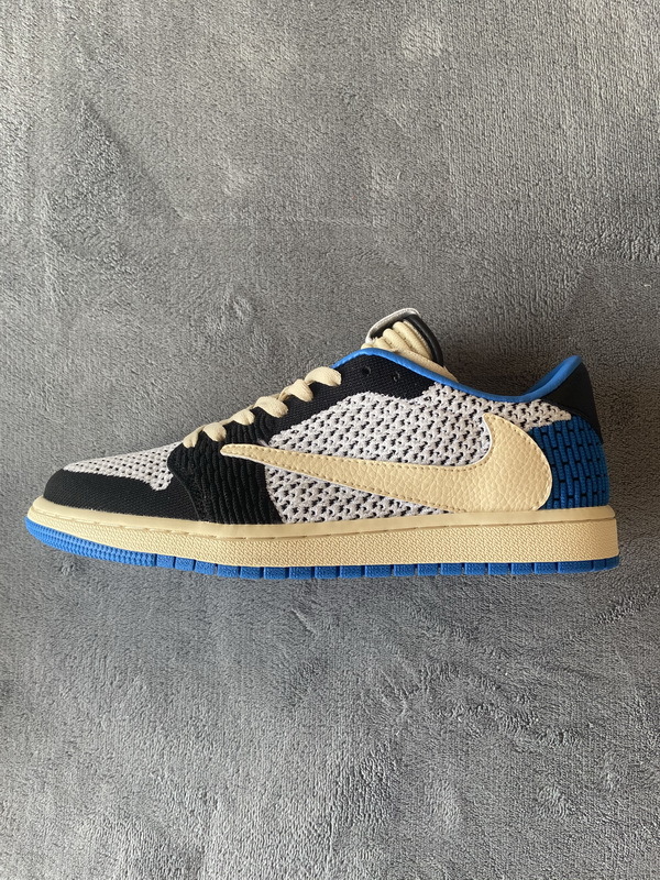  Pkgod Air Jordan 1 Low Flyknit Fragment Design xTravis Scott