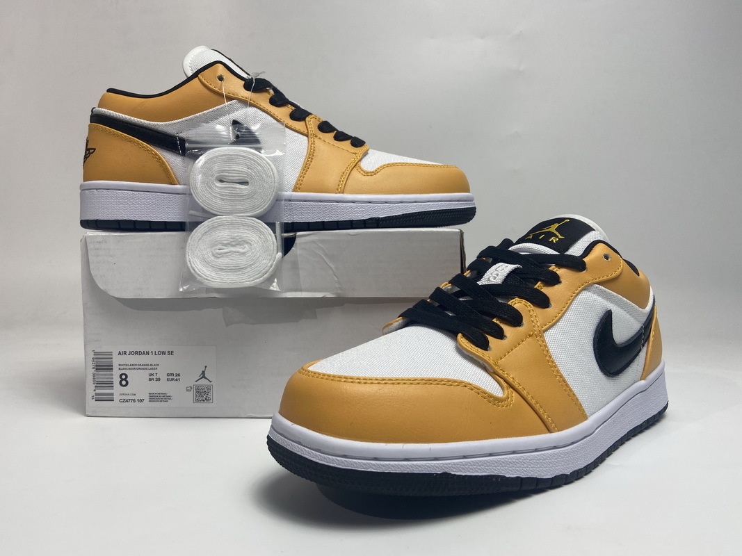  Pkgod Air Jordan 1 Low Laser Orange (W)