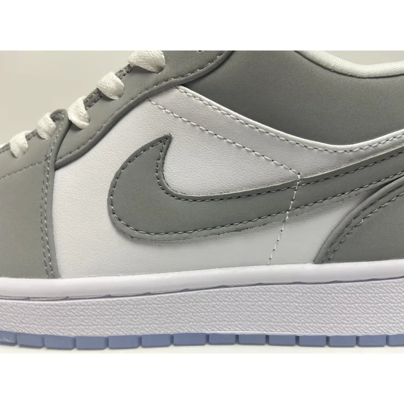  Pkgod Air Jordan 1 Low Wolf Grey